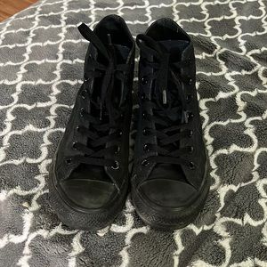 Black high top converse!